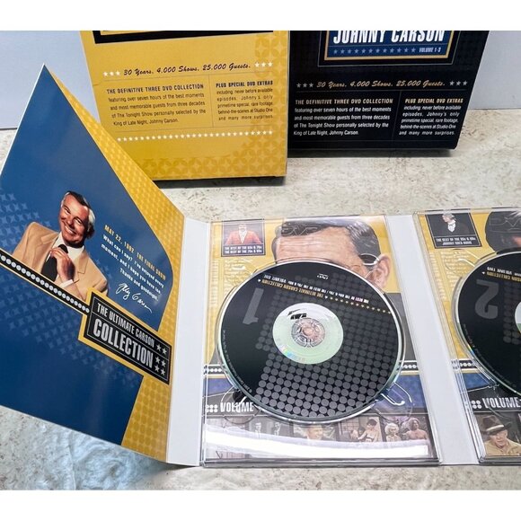 Johnny Carson Ultimate Collection 3 DVD Set The Tonight Show Long Box 7 Hours - Picture 8 of 8